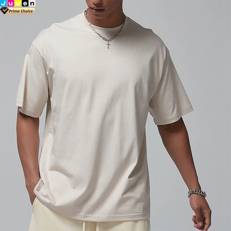 Guangzhou factory production High Quality Drop Shoulder Heavyweight 100% Cotton Oversized premium t-shirt