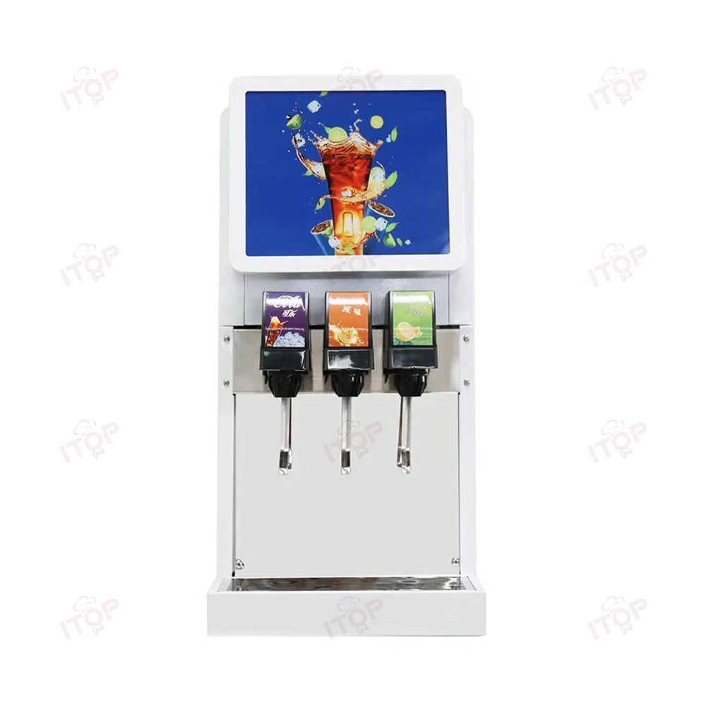 High Quality Soda Beverage Dispenser / Glass Beverage Dispenser / Pepsi Soda Fountain Dispenser Machine for Sale