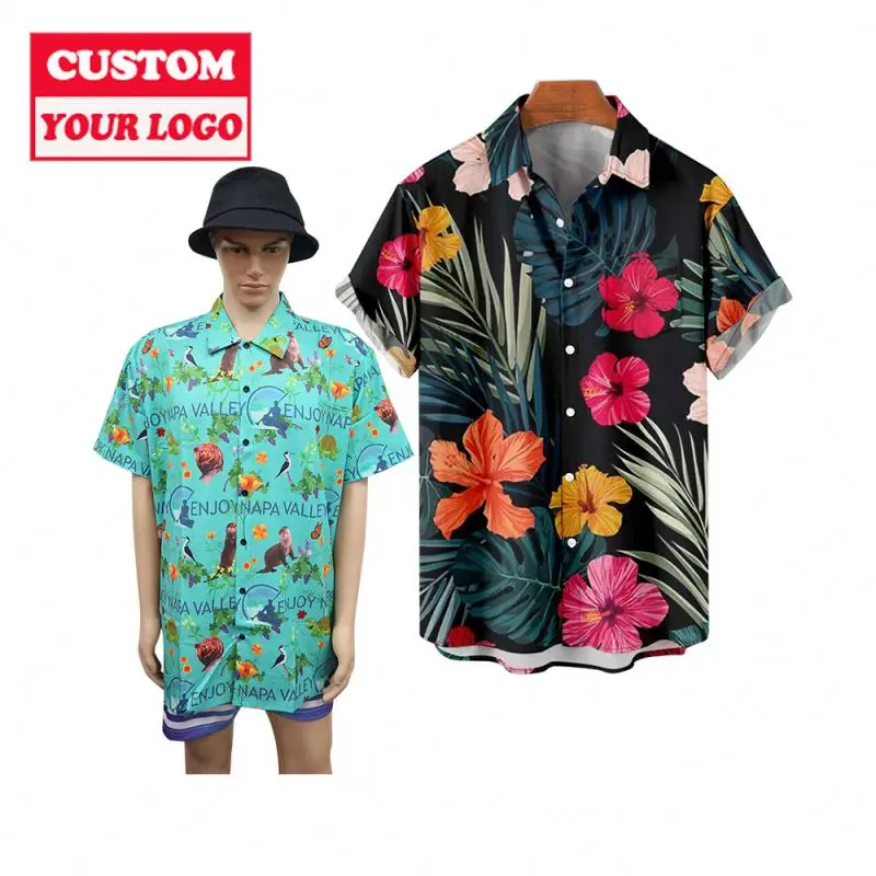 100% Rayon Fabric Hawaii Vintage Polynesian Tribal Fabrics Soft & Breathable Garment Material