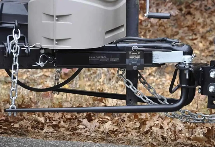 Factory Made Round Bar Weight Distribution Hitch Canada  with Bolt-Together Ball Mount/Shank Assembly