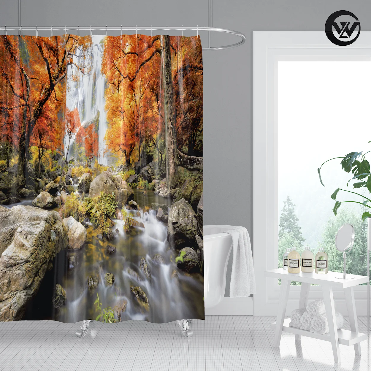 Скандинавская винтажная занавеска с принтом парусника для ванной комнаты в отеле Экологически чистая морская ткань Детская душа отеле/