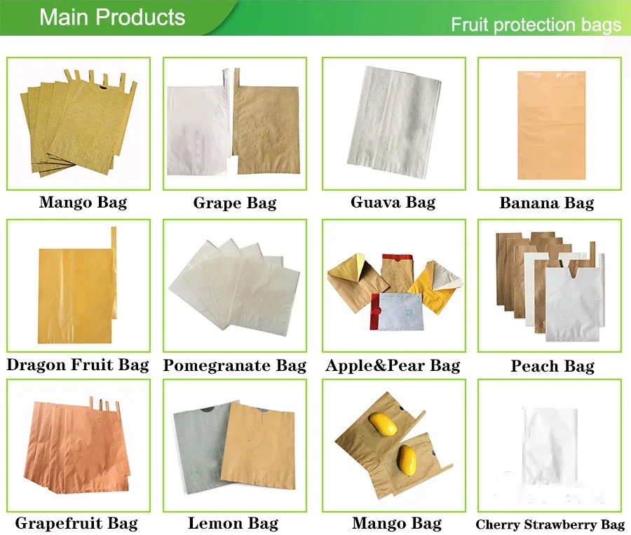 Colorful Fruit Protection Bags To Protect Fruit On Trees