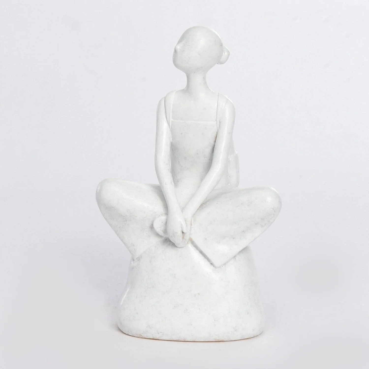 Home Decor Yoga Girl  Statues Living Room Table Ornaments Resin Crafts Abstract Figurines for Office Desktop Accessories