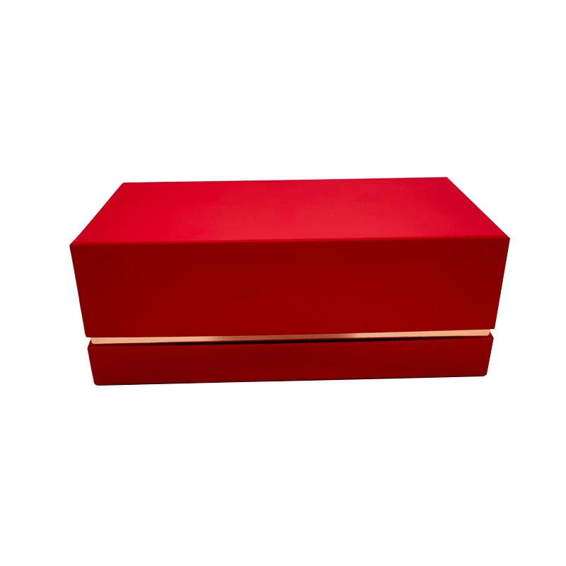 Lid and Base Style Gltter Paper Coated with Chipboard Made Paper Necklaces Watch Jewelry Packaging Gift Box