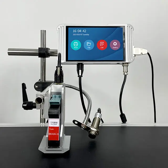 Online Tij Thermal Inkjet Printer QR Expiry Date Coding Printing Machine Batch Inkjet Coding Printer