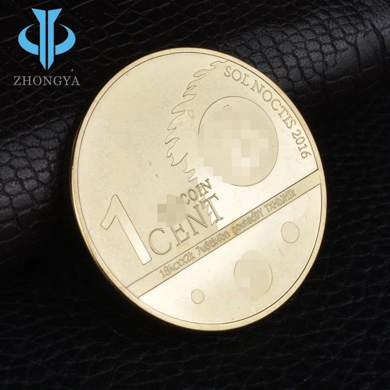 Eagle Head New Design Gold Plated Silver Plated Physical Collectible Coin