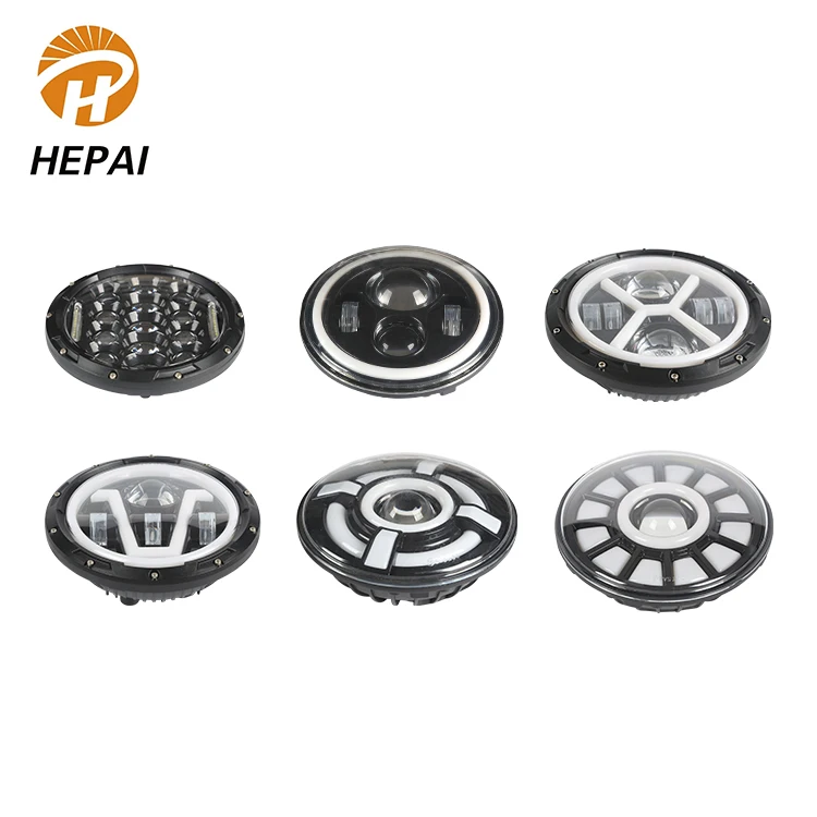 2021 car accessories 40W high low beam 12V offroad 5.75 inch 7 inch round led headlight