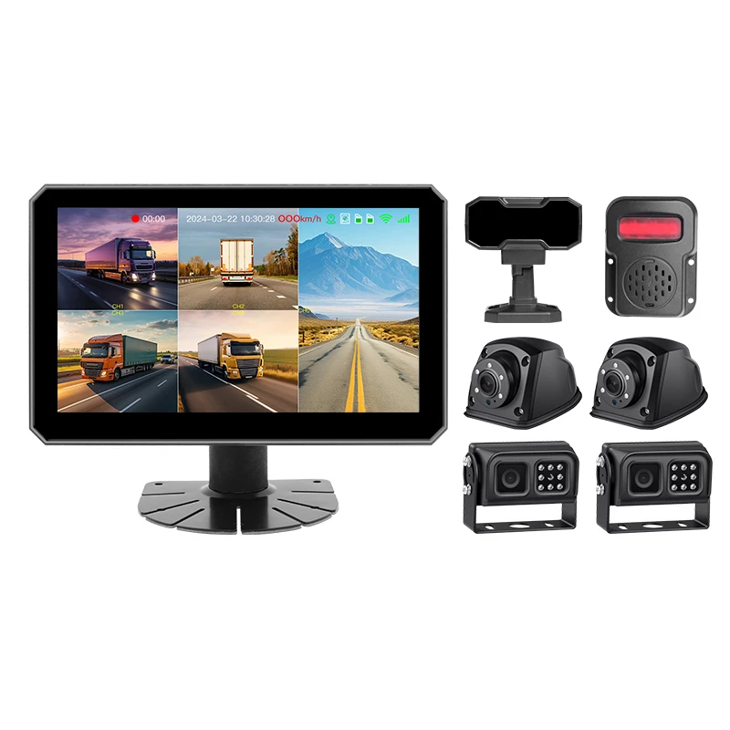 10.1-Inch Wireless Car Monitor with Night Viewing Function 5CH Backup & Reverse Camera split monitor  car