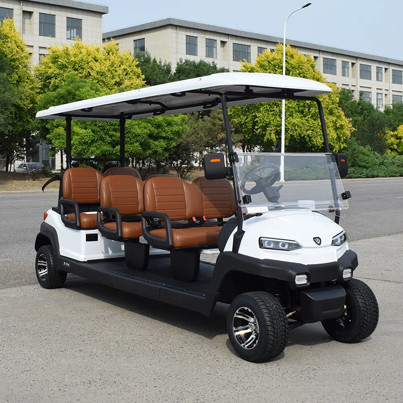 ZYCAR  electric golf car Multifunctional 6 person electric sightseeing golf cart for Resort Use