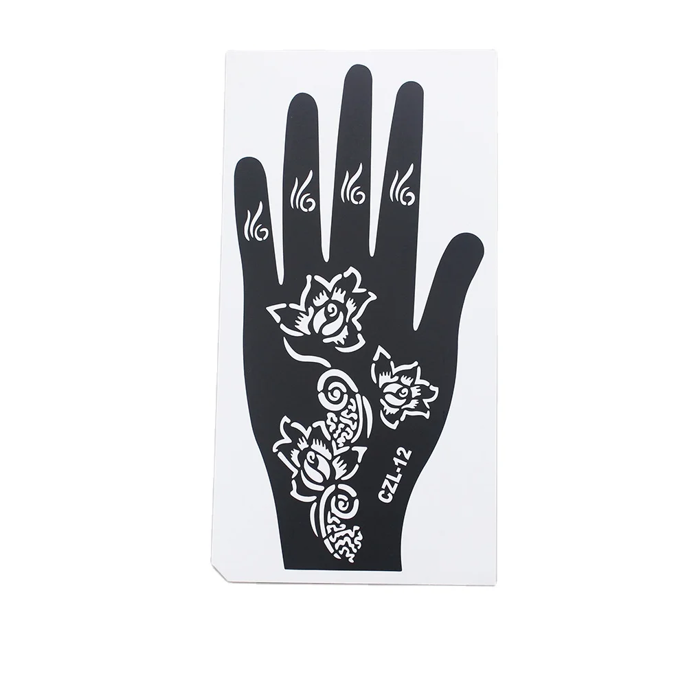 Wholesale Adhesive Drawing Hand Painting Stencils For Body Art