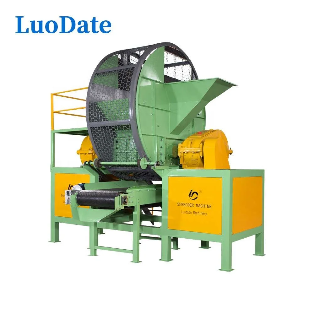 Automatic Waste Tire Recycling Machine Economical Tire Shredder for sale
