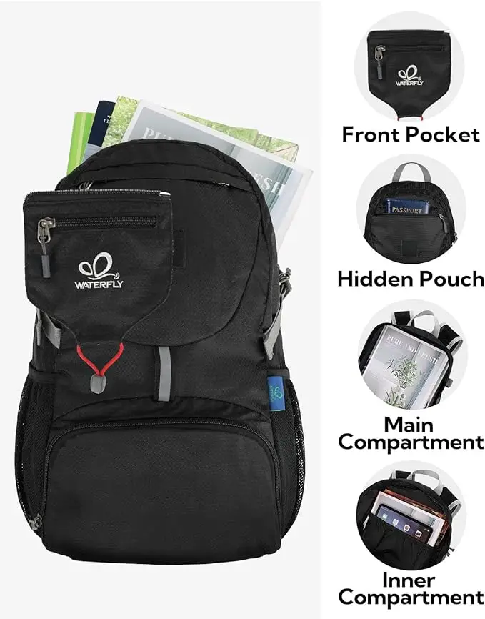 Custom Outdoor Portable Foldable Sports Backpack Travel Camping Hiking Mountaineering Backpack