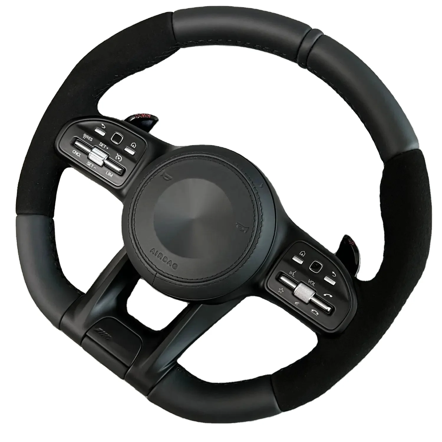 AMG Steering Wheel for Benzs c190 W117 W166 W177 W197 W205 W213 W216 W217 W218 W222 W253 W257 W463 W464 GLE G63 C63
