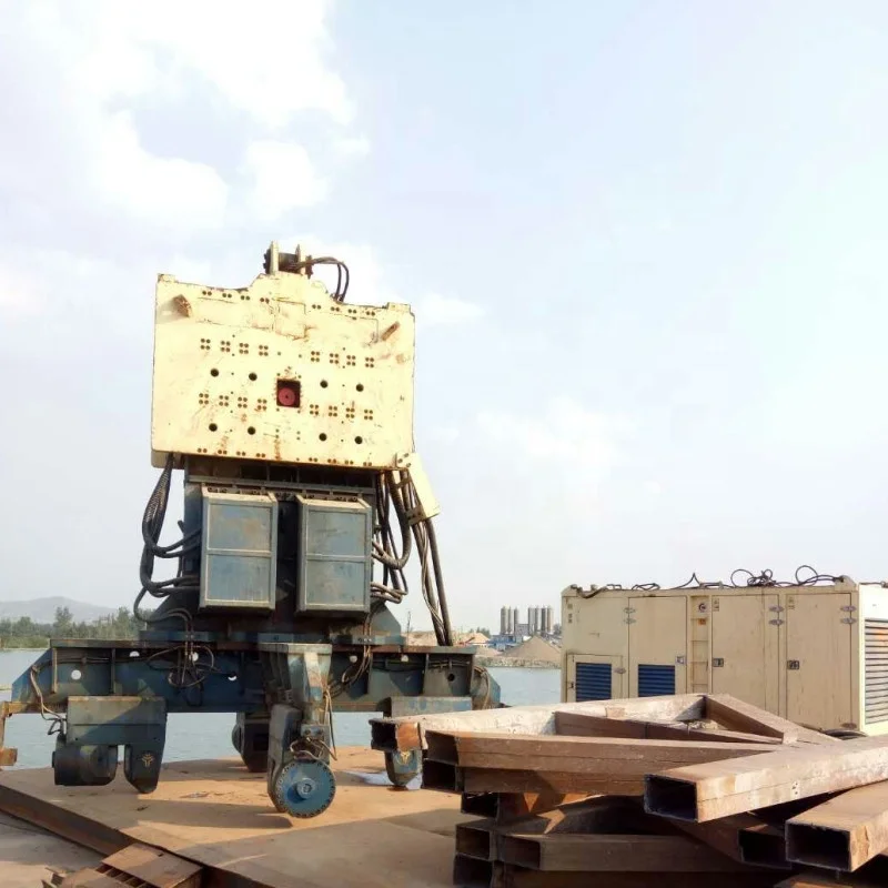 AT180 Hydraulic Pile Vibro Vibratory Hammer For Crane