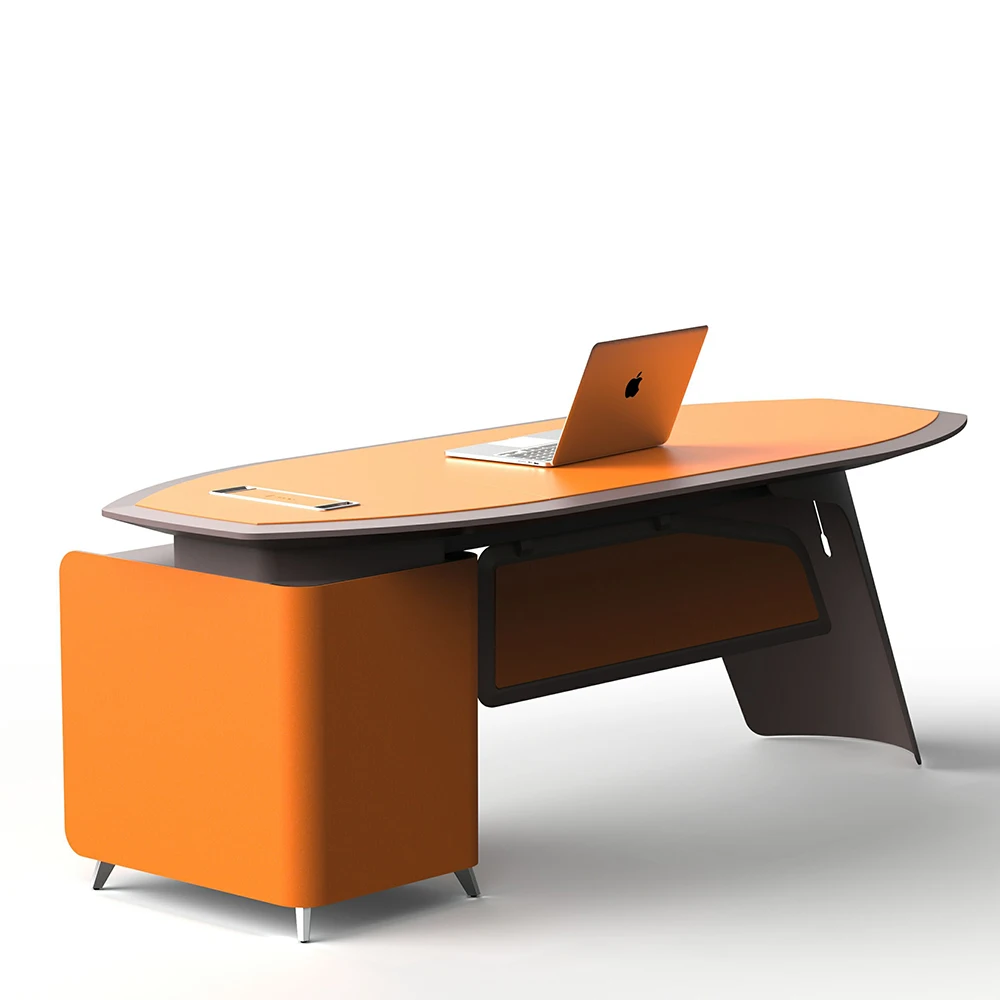 WILSON SPACE hot sale Simple solid wood L shape boss ceo executive table office desk