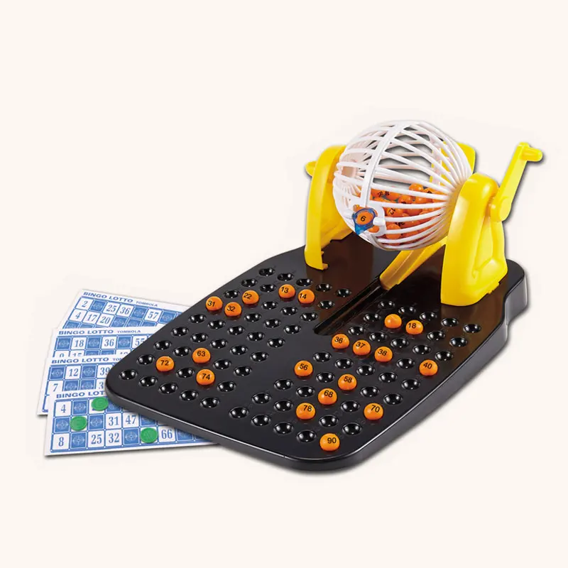 90 number 24 card bingo lotto board game machine bingo toys for 3+ kids