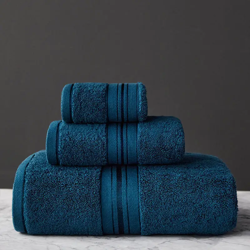 Egyptian Cotton Towel Set Bath And Face Towel Can Single Choice Bathroom Travel Sports Towels Sets Stock