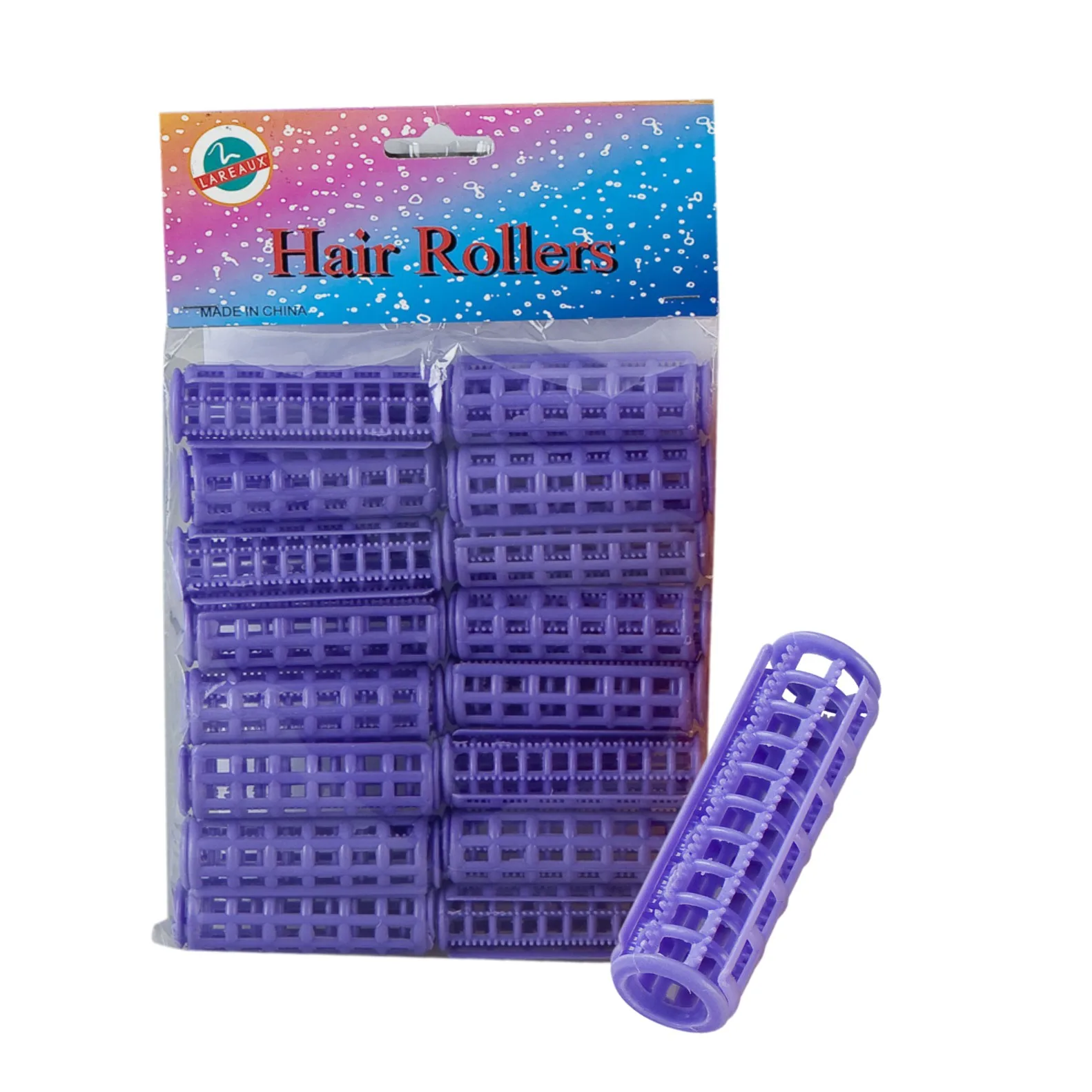 10PCS Hair salon cosmetic diy salon hair roller plastic hair curler