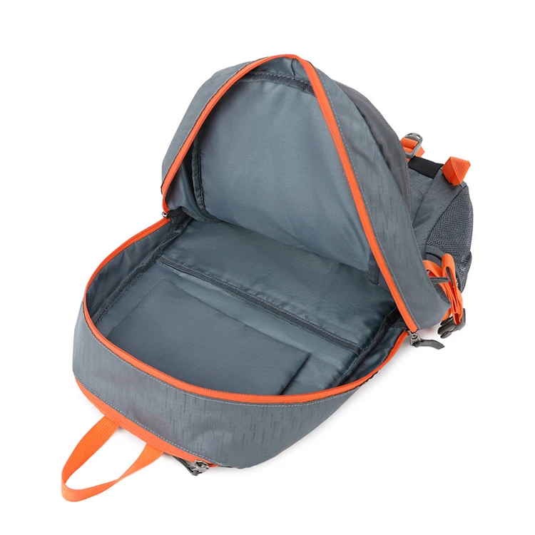 factory grey oxford large capacity camping waterproof hiking backpack men travel durable outdoor camping backpack bag for women