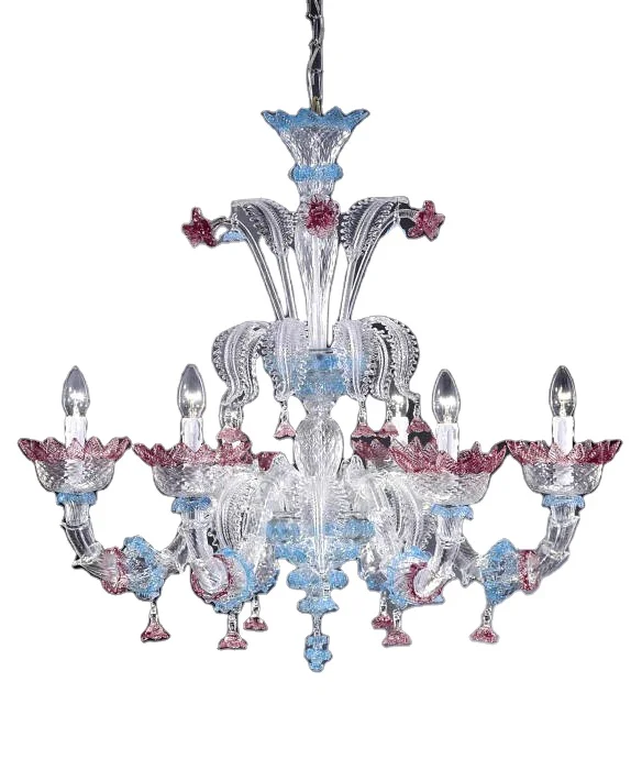 Modern murano glass chandelier hot sale italian art glass lighting chandelier high quality glass decoration murano chandelier