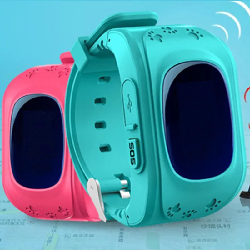 Kids Smart Watch Anti Lost Q50 OLED Child GPS Tracker SOS Call Monitor Positioning remote shutdown kids gps watch