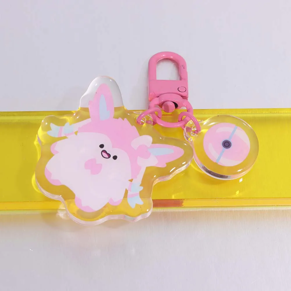 genuine leather key holder custom logo dog bone wood keychain