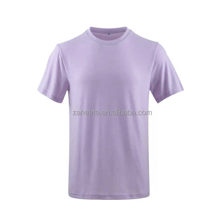 Sublimation Printing Blank 100% Polyester O-Neck Gray Polyester Plus Size Men Polyester T-shirt Blank