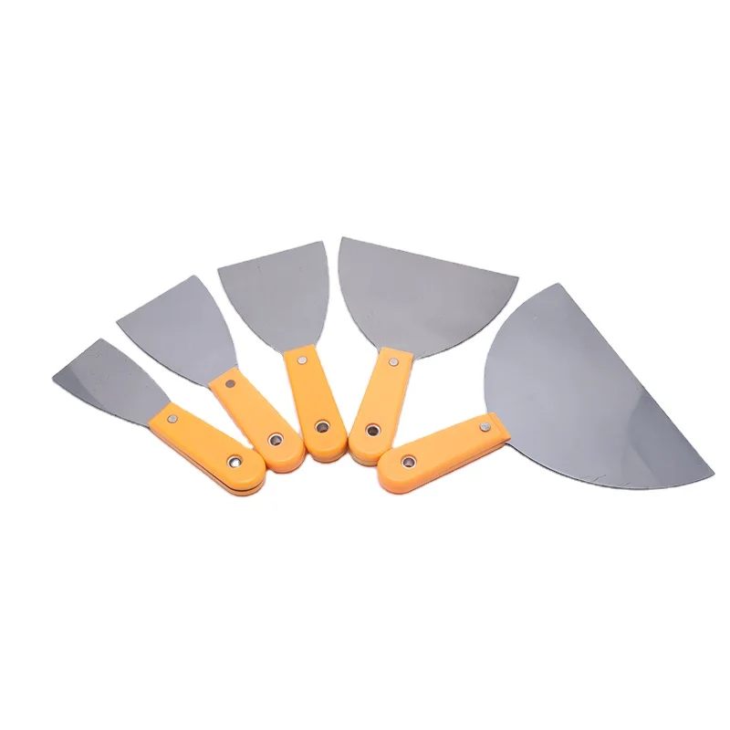 High Quality Wholesale Custom Cheap stainless steel plastic putty knife with plastic handle
