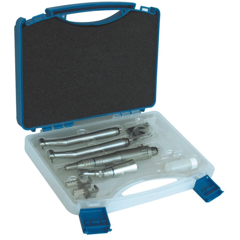 Dental Equipment Handpiece Kit Set With 1 Set Low Speed External Handpiece And 2pcs High Speed Air Turbine Handpiece
