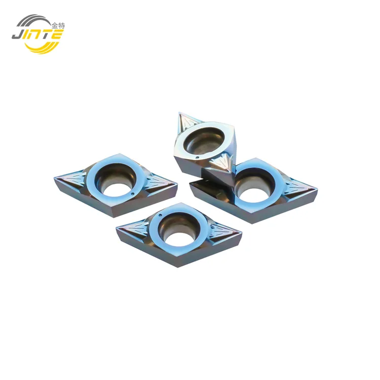 Jinte DCGT11T302-SKC Precision Boring Inserts Cnc Lathe Machine Cutter Cutting Turning Tools Small Parts Carbide Inserts DCGT