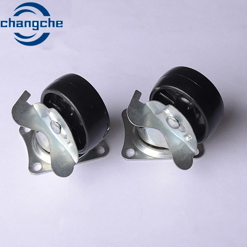 5 Inch Industrial Caster Flat Bottom Swivel Caster (Pp) Silent Universal Caster