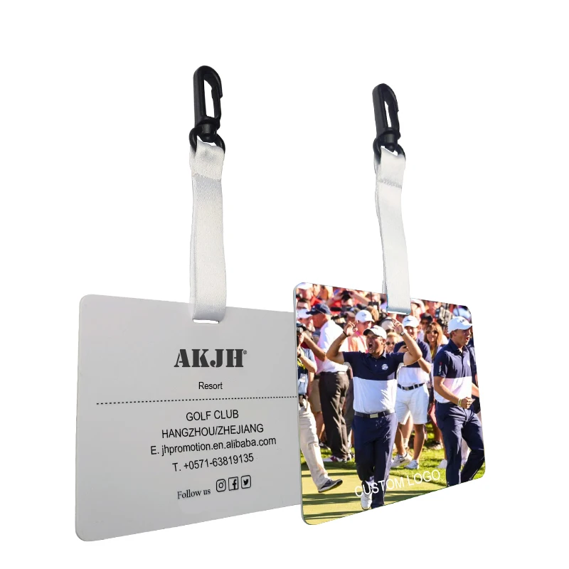 Factory Price Custom Golf Bag Tags Good Price Bag Tag ABS Bag Tag With Strap