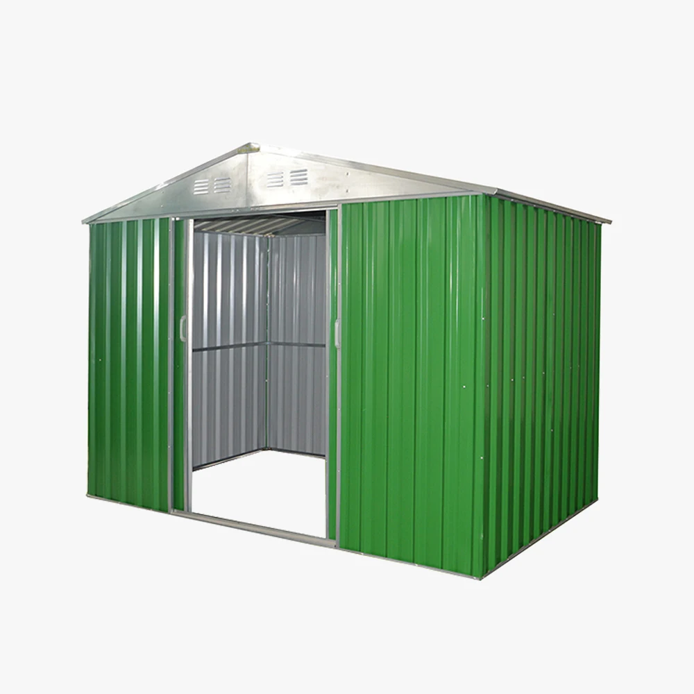  Yangzhou yihua новый дизайн gable крыша мотоциклетный сарай для продажи металлический велосипедный обычная