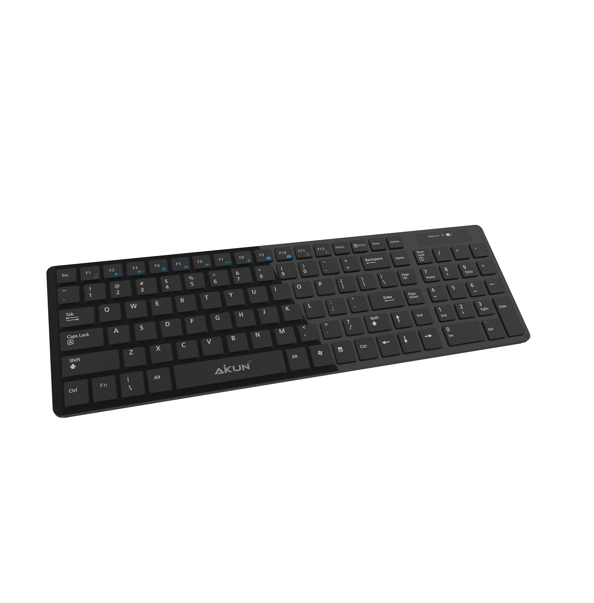 USB wired Comfortable full-size Ultra thin Keyboard, Chocolate Keycaps  office home use Keyboard