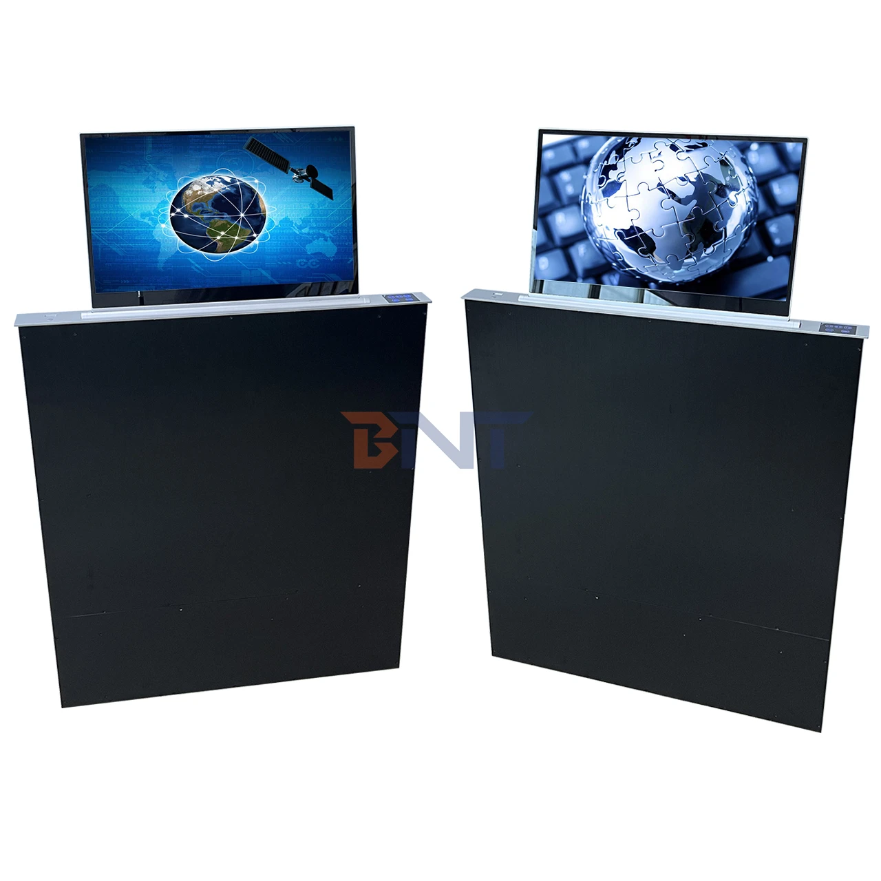 15 6 Inch LCD Monitor Stand with DC Power Supply for conference system