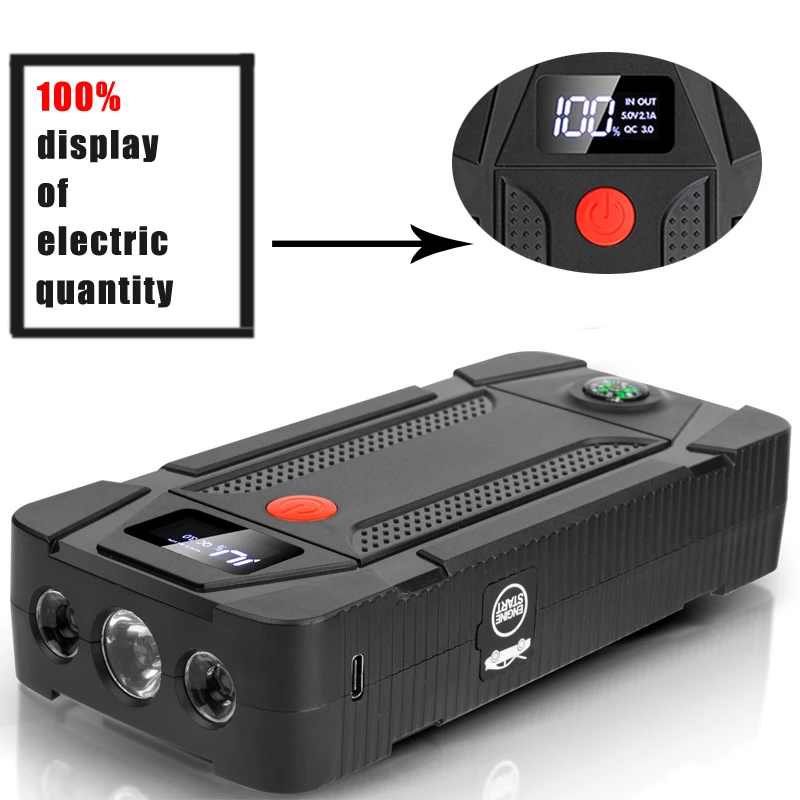 Factory 12V multi purpose Purpose Bettery Charge and jumpstarter Jump Starter  21000Mah Power Jump Starter