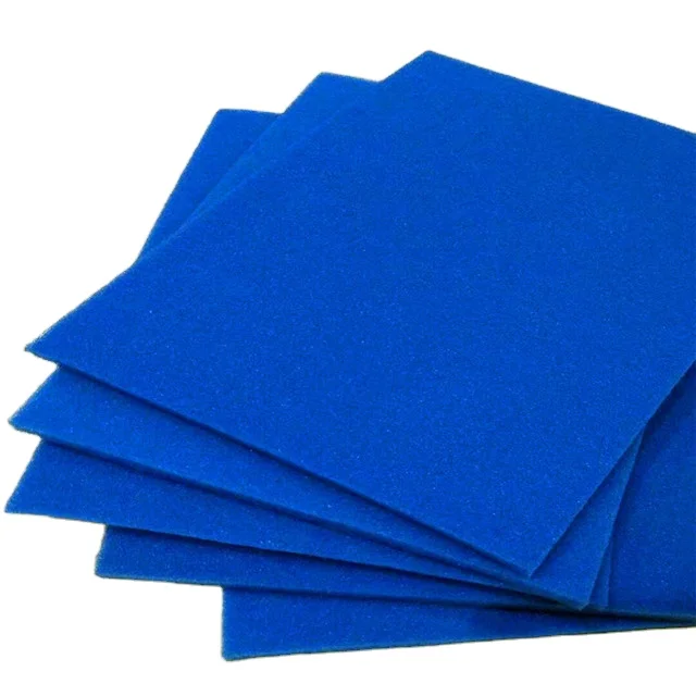 Less silicone  blue foam sheet thickness 5mm 7mm 10mm DZSBF for Ironing table
