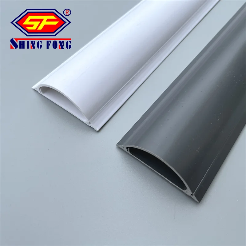 Cable Trunking For Electrical Customize PVC Oval Flexible Cable Duct