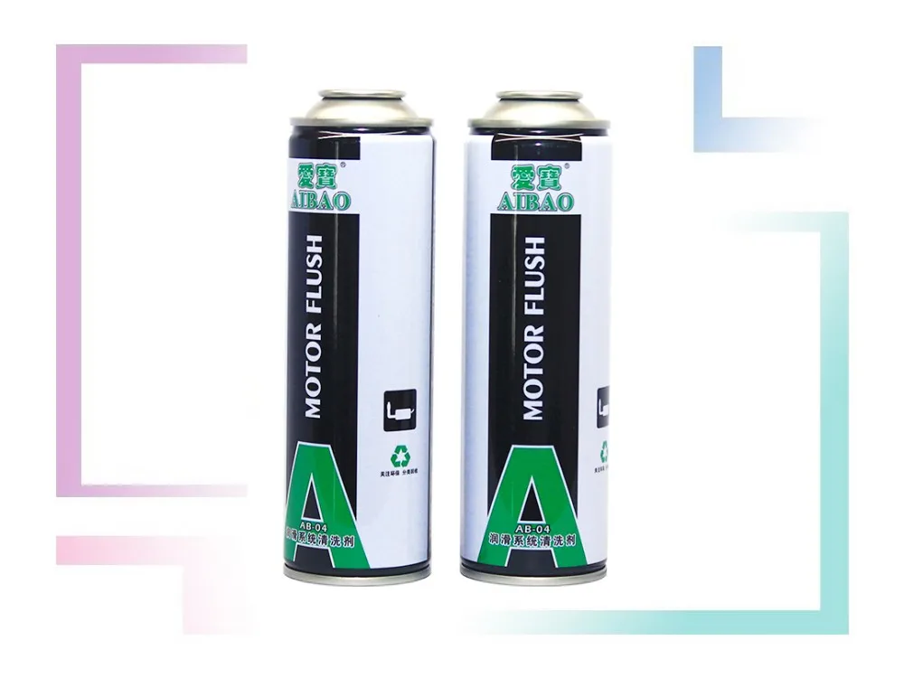 Futen tinplate can manufacturer refillable car art paint spray aerosol empty tin cans with actuator valve