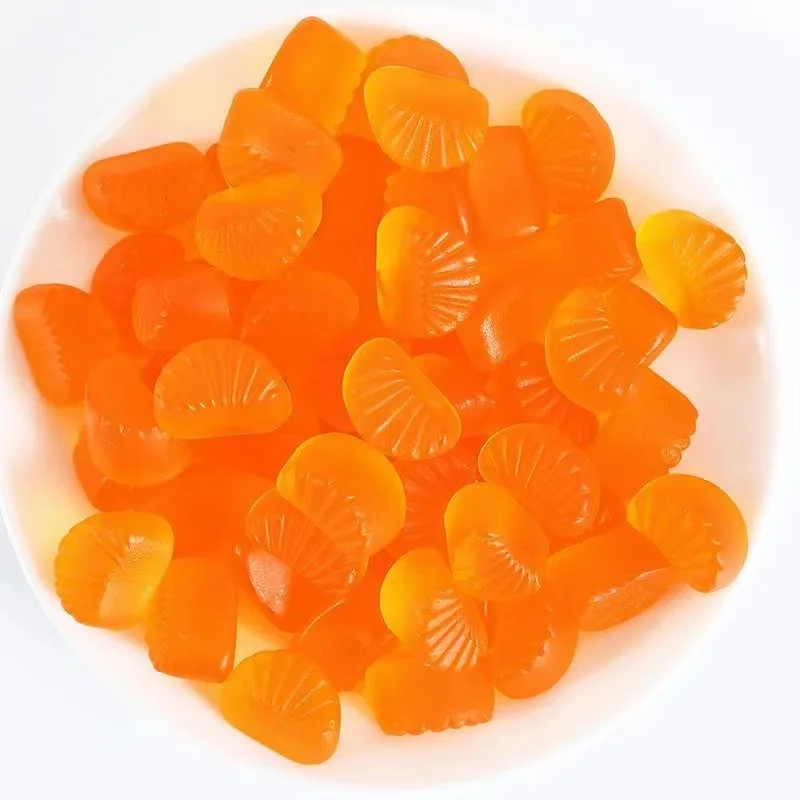 Christmas candy wholesaler colorful assorted fruit bulk gummy gummies candy