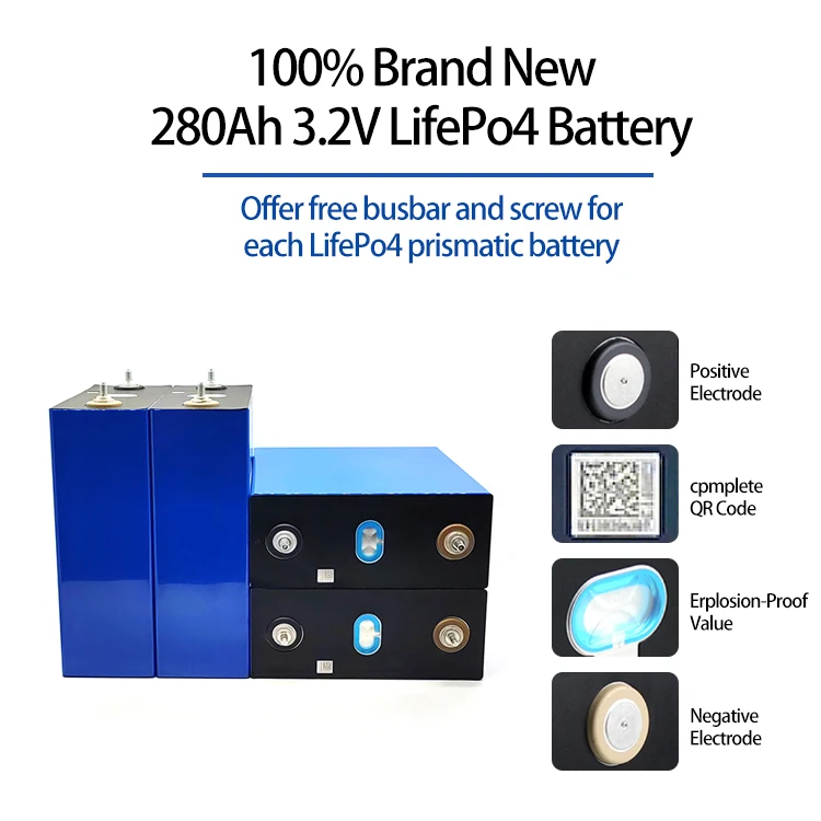 Higee Lifepo4 Battery RV Boat Golf Cart Home Storage Grade a Brand New for Solar Home 340AH 280ah 230ah 120ah 100ah 12V 24V 48V