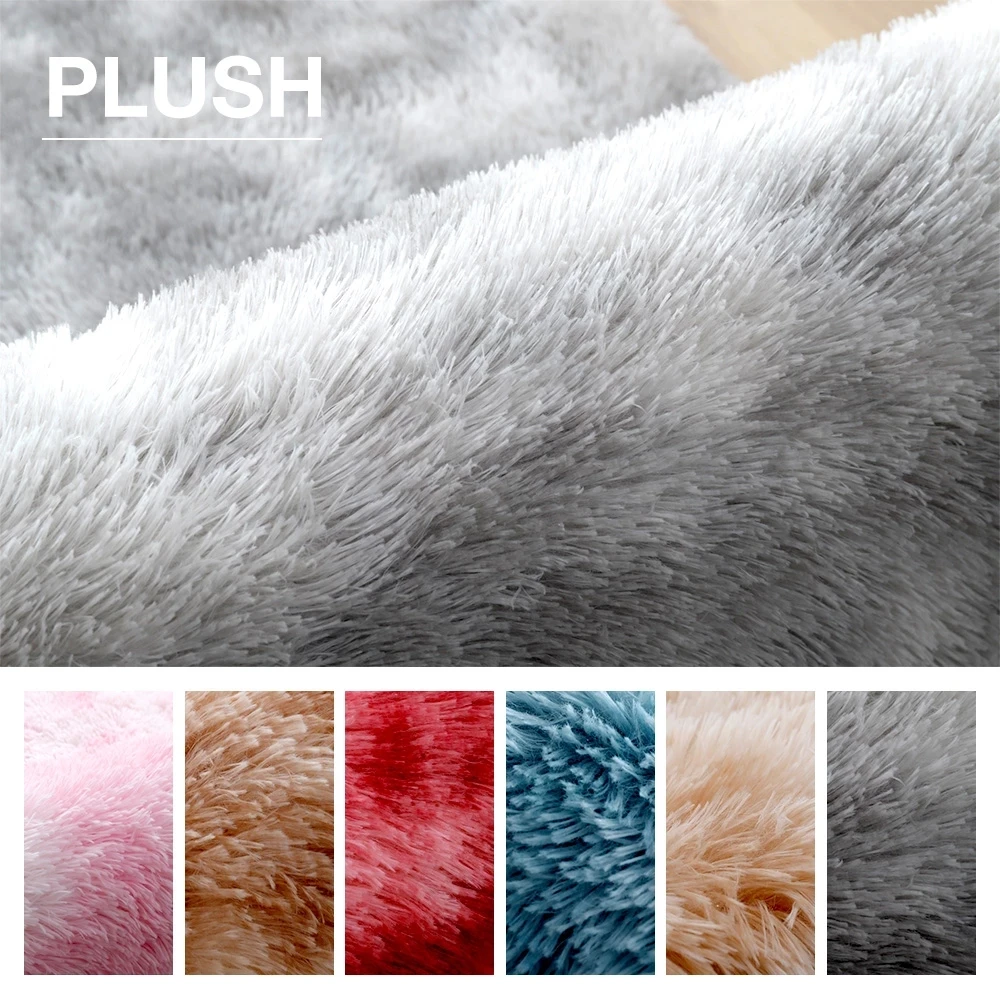 Thick Carpet for Living Room Plush Rug Children Bed Room Fluffy Floor Carpets Window Bedside Home Decor Rugs Soft Velvet Mat