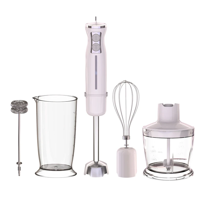 4 In 1 Portable Blender With Bowl And Beaker 400W/600W/800W/1000W Multi-Functional Food Chopper Fruit Electric Handheld Blender