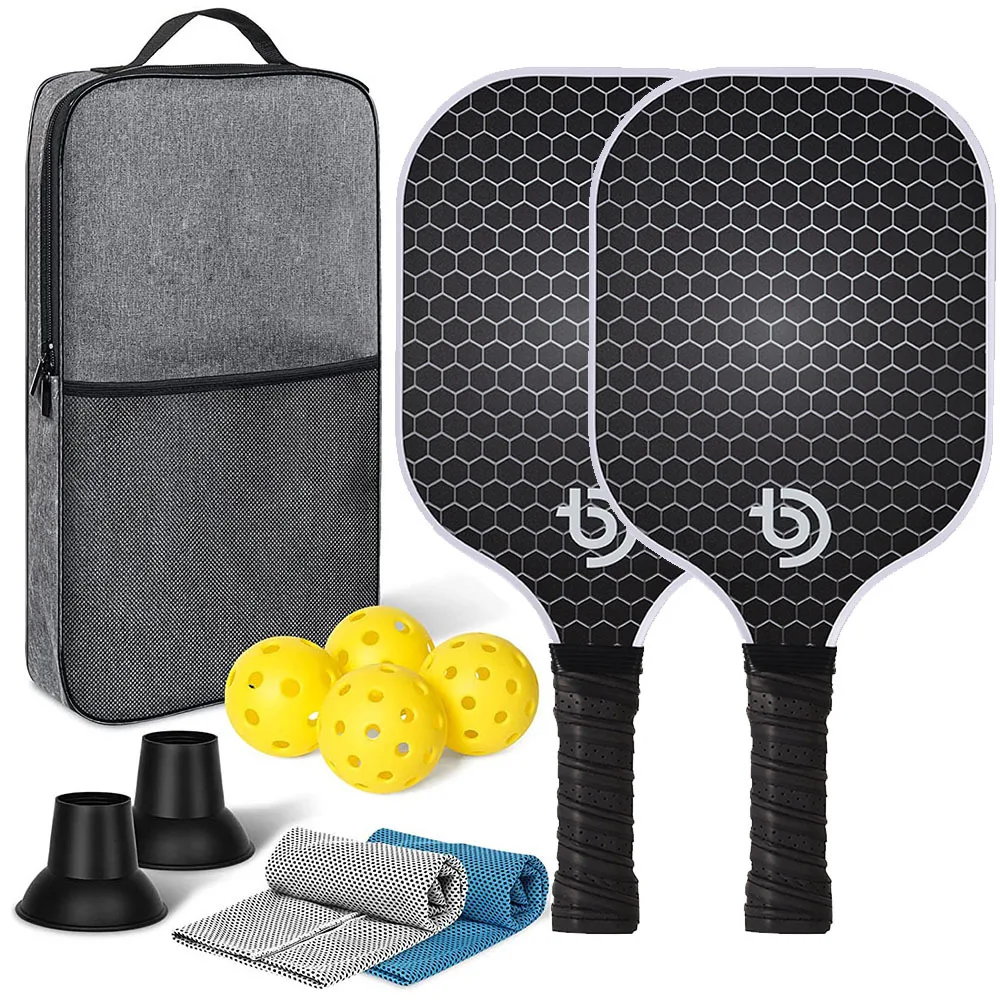 2023 China Custom High Quality Usapa Approved Glass Graphite Thermoformed Unibody Toray T700 Raw Carbon Fiber Pickleball Paddles