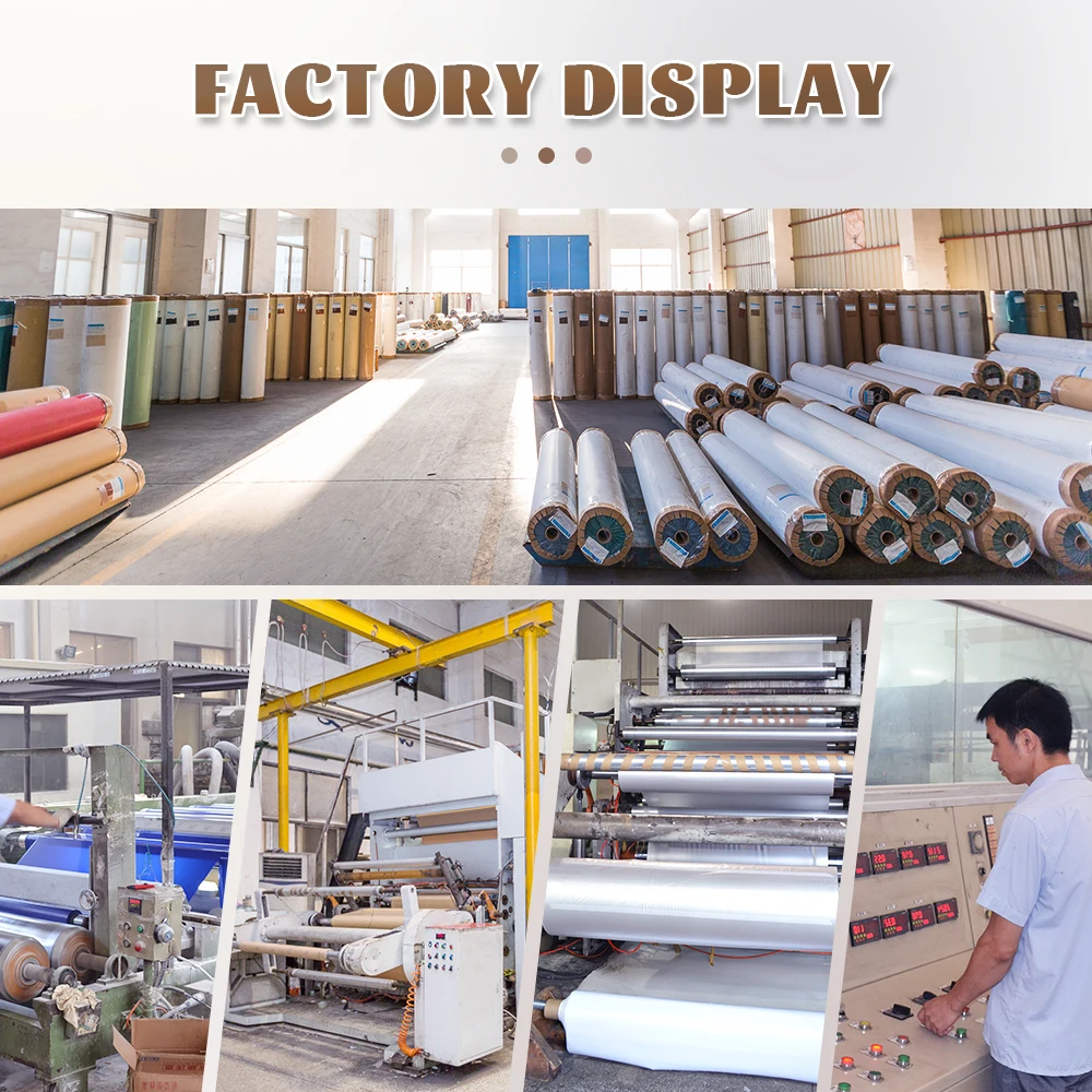 Vacuum Film Foil Wood Manufacturer 3d Grain Press Pvc Furniture Films Membrane Cover Foil Decorative for Door 100m/roll