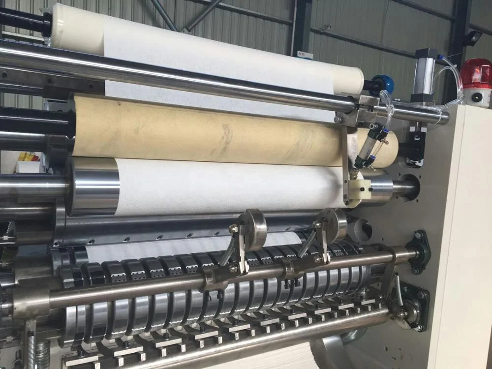 Fully automatic Tissue Paper Converting Machine to make hand towel paper