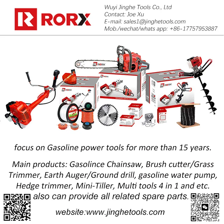 RORX Garden Tools 2 person operating 63cc Ground Drill Earth Auger Hole Digger Planting Machine Farm Auger