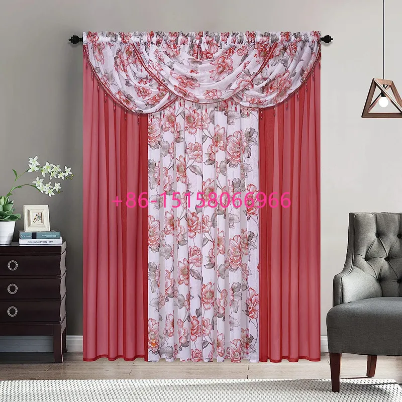 Elegant Window Panels for Bedroom and Living Room New luxury window curtains