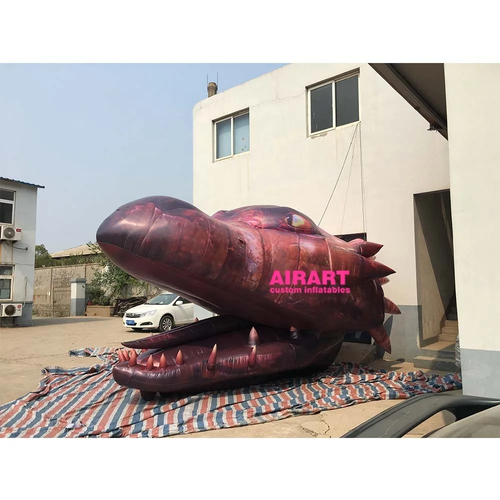 Highly Realistic Inflatable Dragon Model Chinese Dragon Head