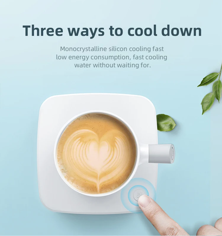  2021 New Portable Intelligent cup Smart mug milk mini table Constant temperature heating Quick